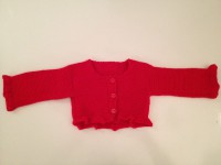 Red with volante